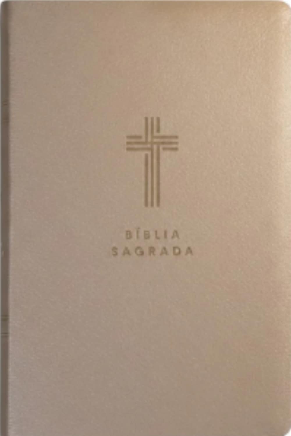 Bíblia Sagrada Nvi | Letra Gigante | Capa Luxo Bege